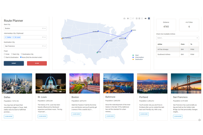 Route Planner and Network Analysis